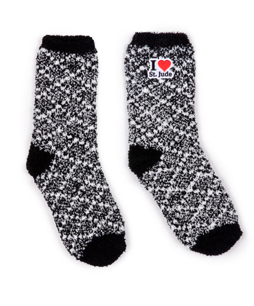 Heathered Fuzzy Socks